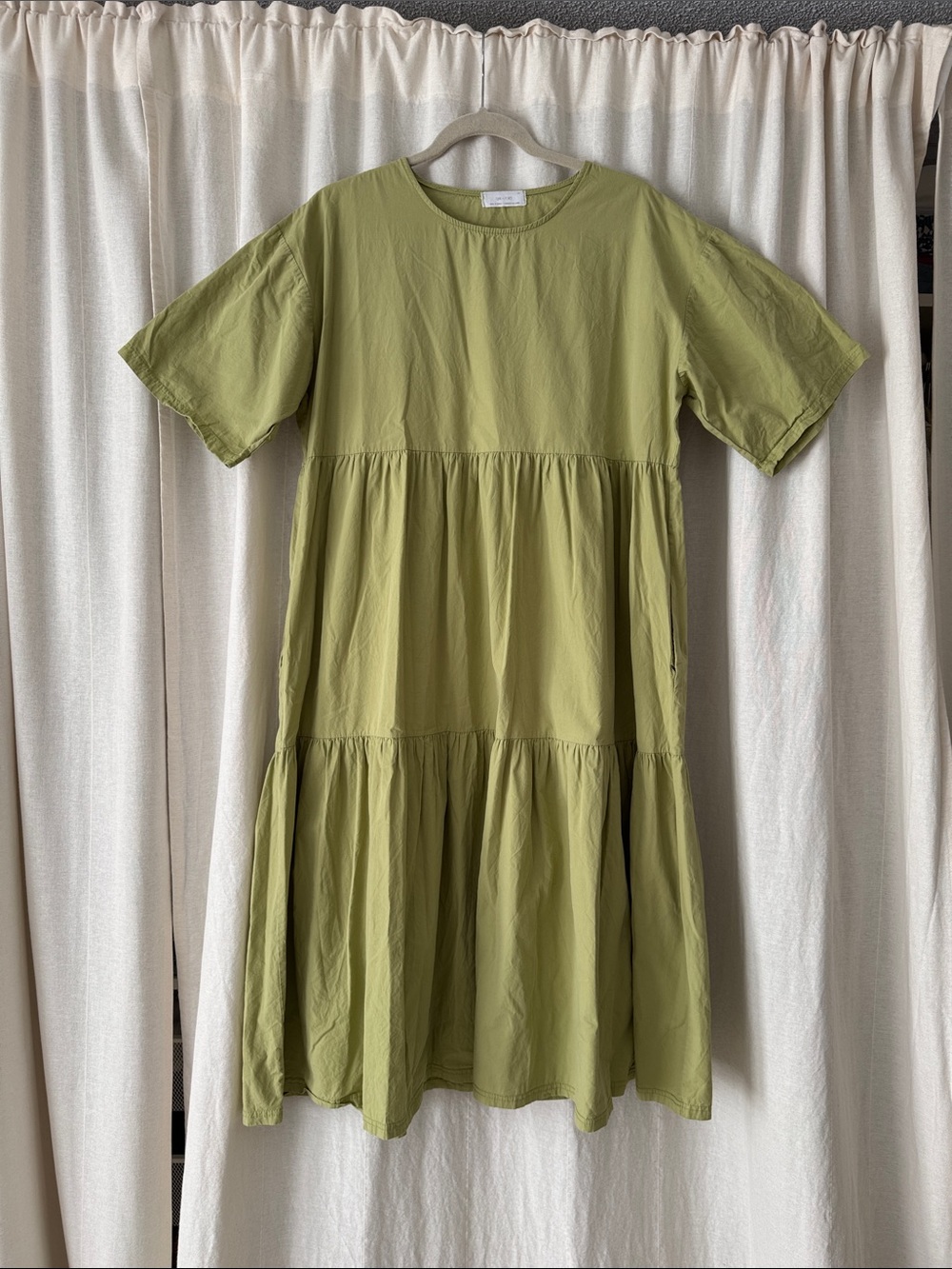 OAK + FORT Cotton Midi Dress
